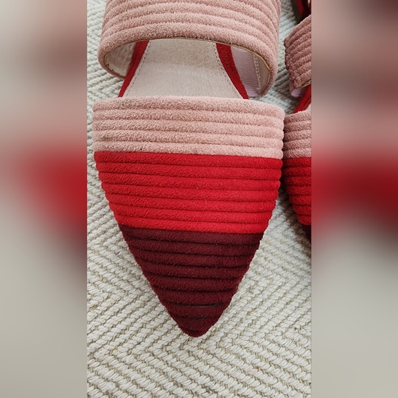 CECELIA NEW YORK Red and Pink Flats - Picture 6 of 13